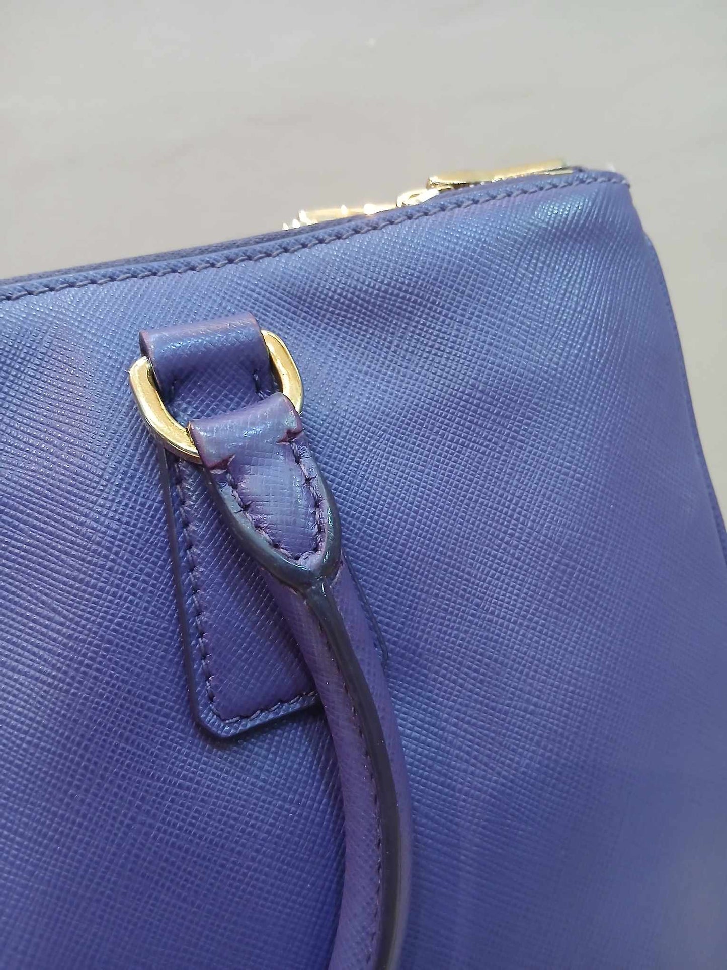 Prada Galleria Saffiano Purple Bag