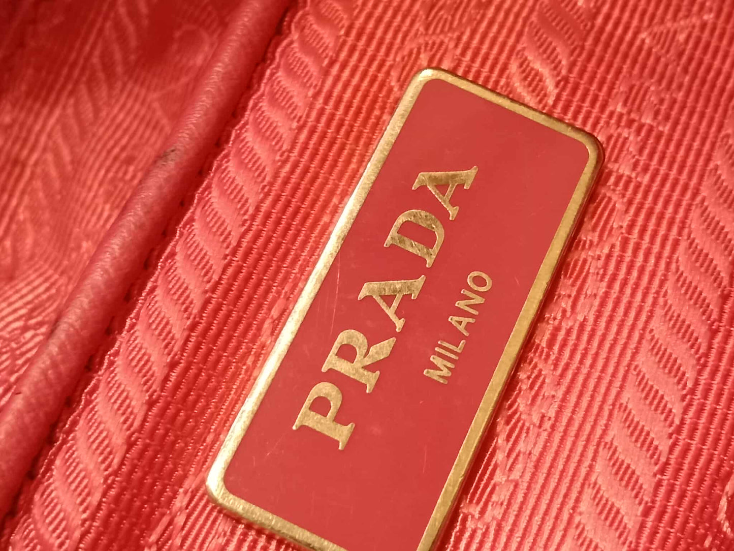 Prada Pink Tessuto Nylon/Leather Messenger Bag