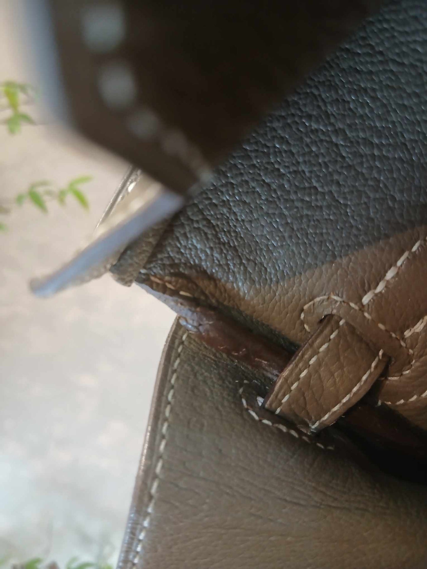 Hermes Birkin 25 Etoupe Clemence Stamp A 2017