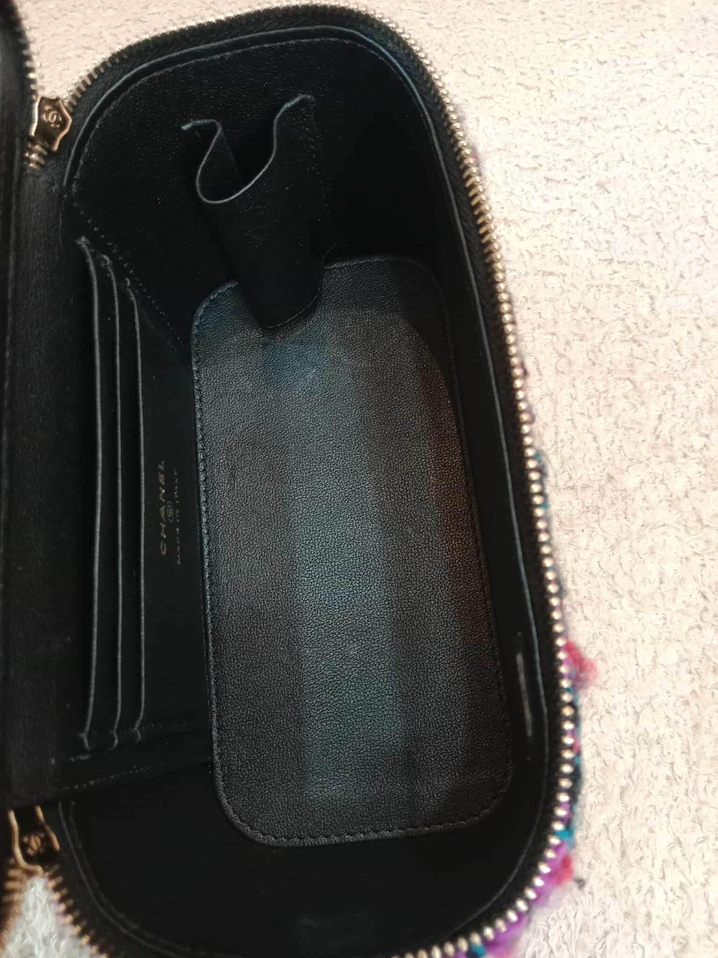 Chanel Tweed Vanity Multicolor Microchipped