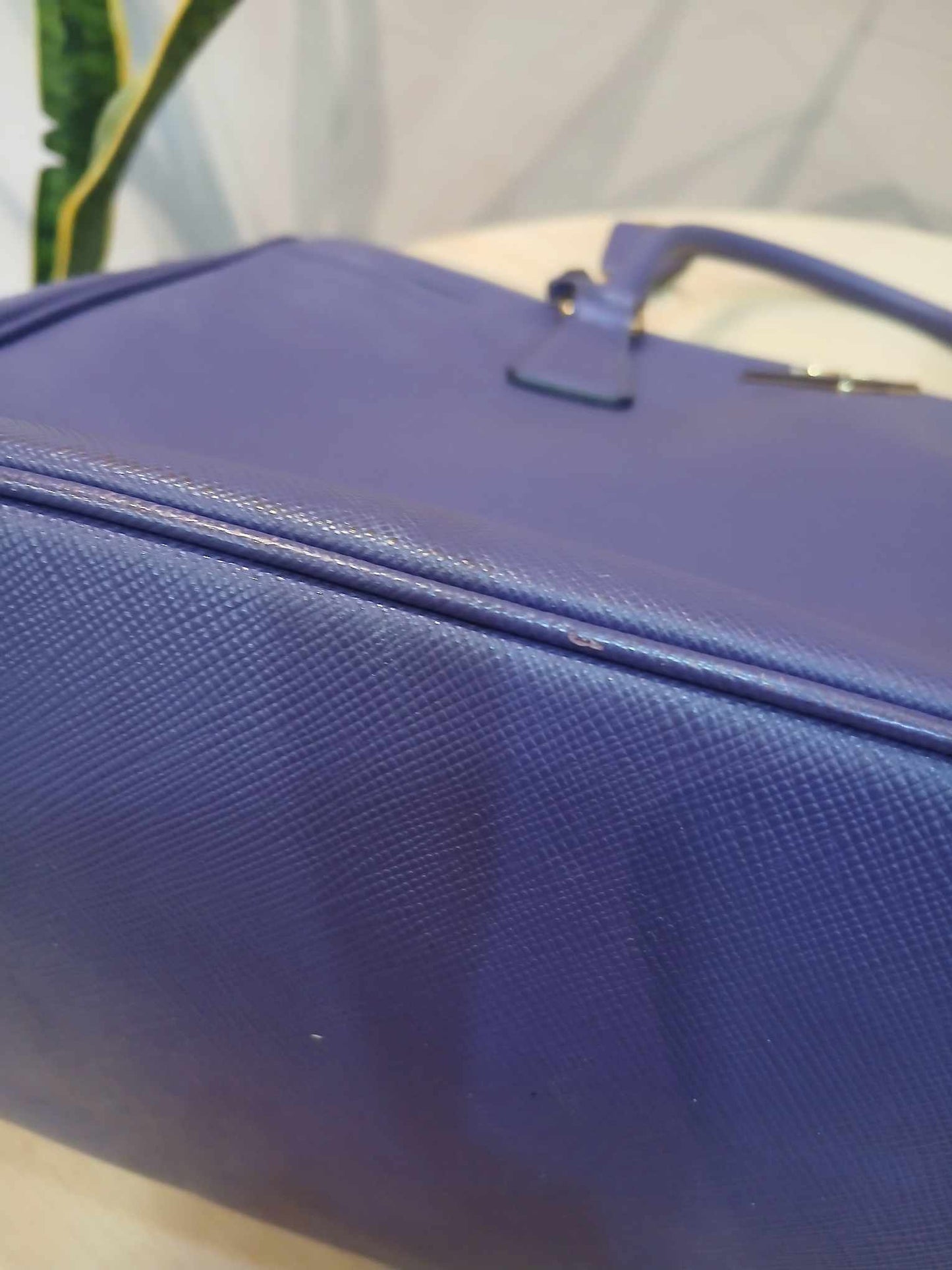 Prada Galleria Saffiano Purple Bag