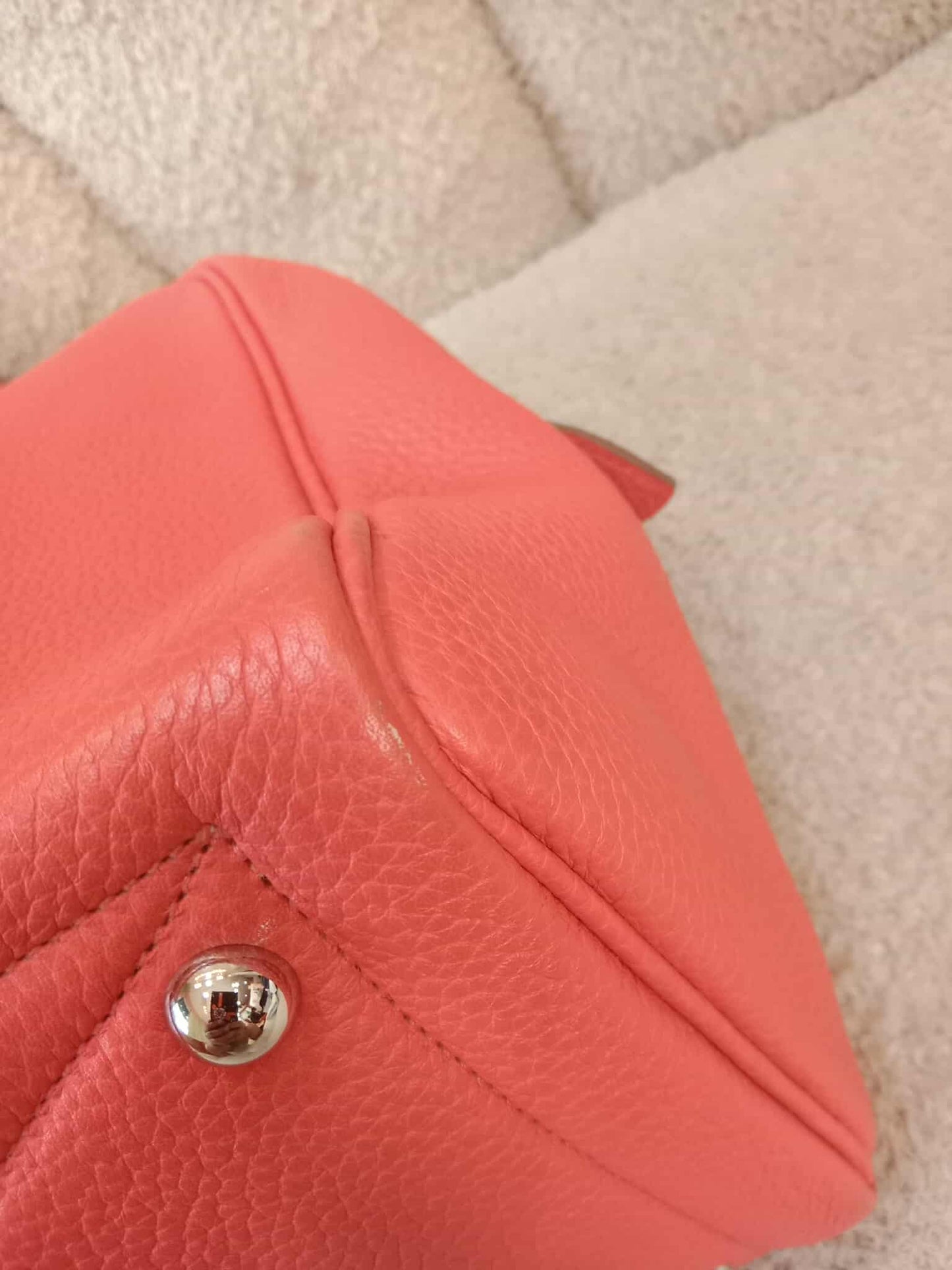 Hermes Victoria II 35 Rose Azalee Clemence Stamp P Square 2012