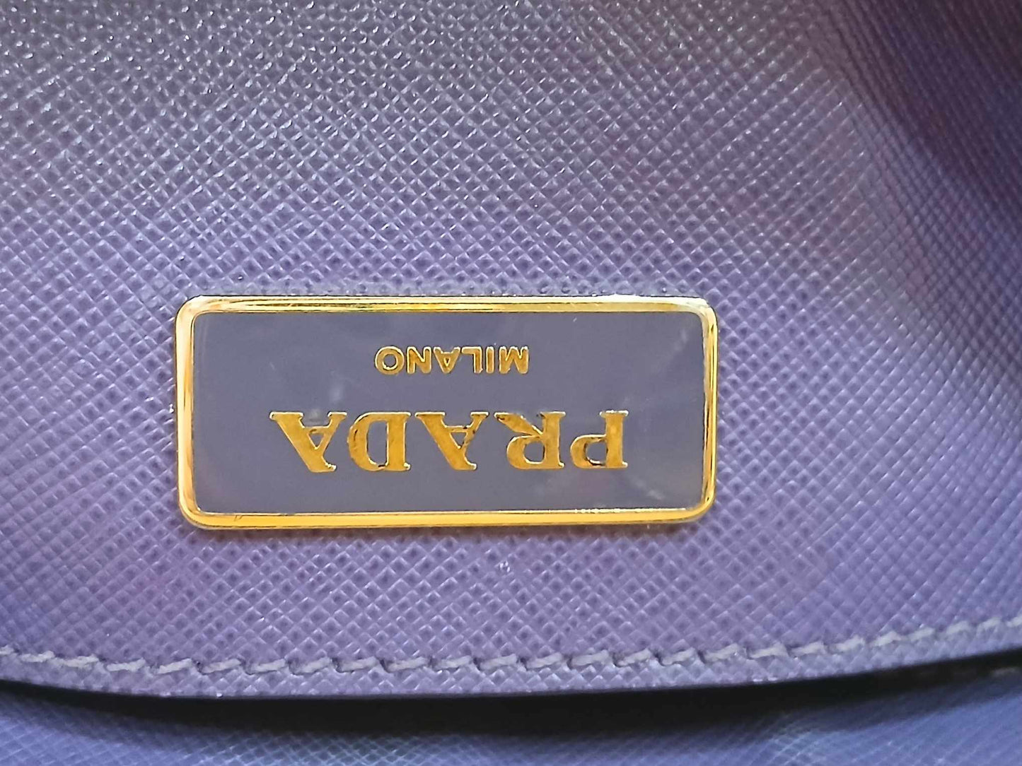 Prada Galleria Saffiano Purple Bag