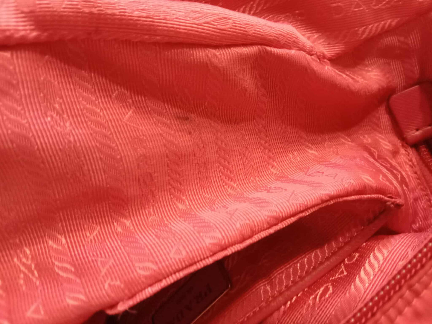 Prada Pink Tessuto Nylon/Leather Messenger Bag