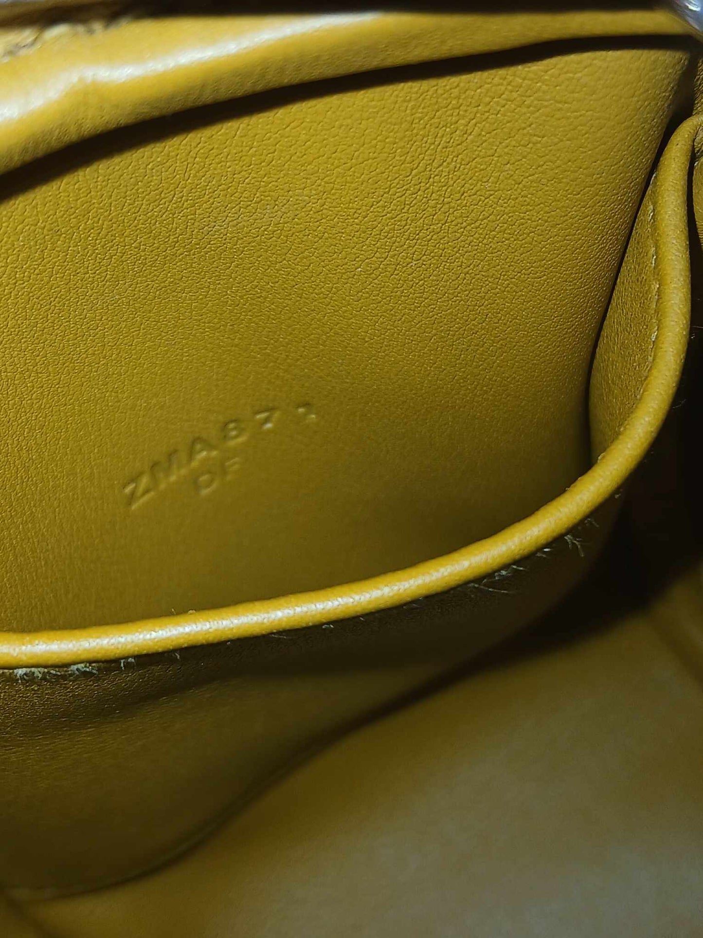 Hermes Mini Lindy Bi-Color Orange Stamp Z 2021