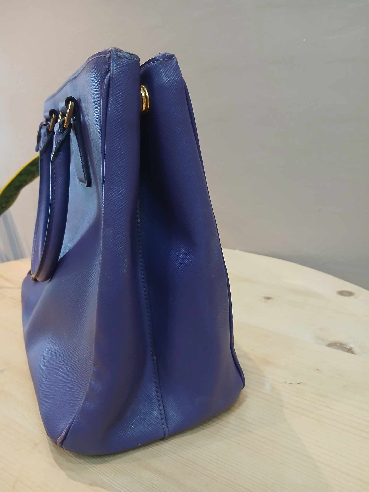 Prada Galleria Saffiano Purple Bag