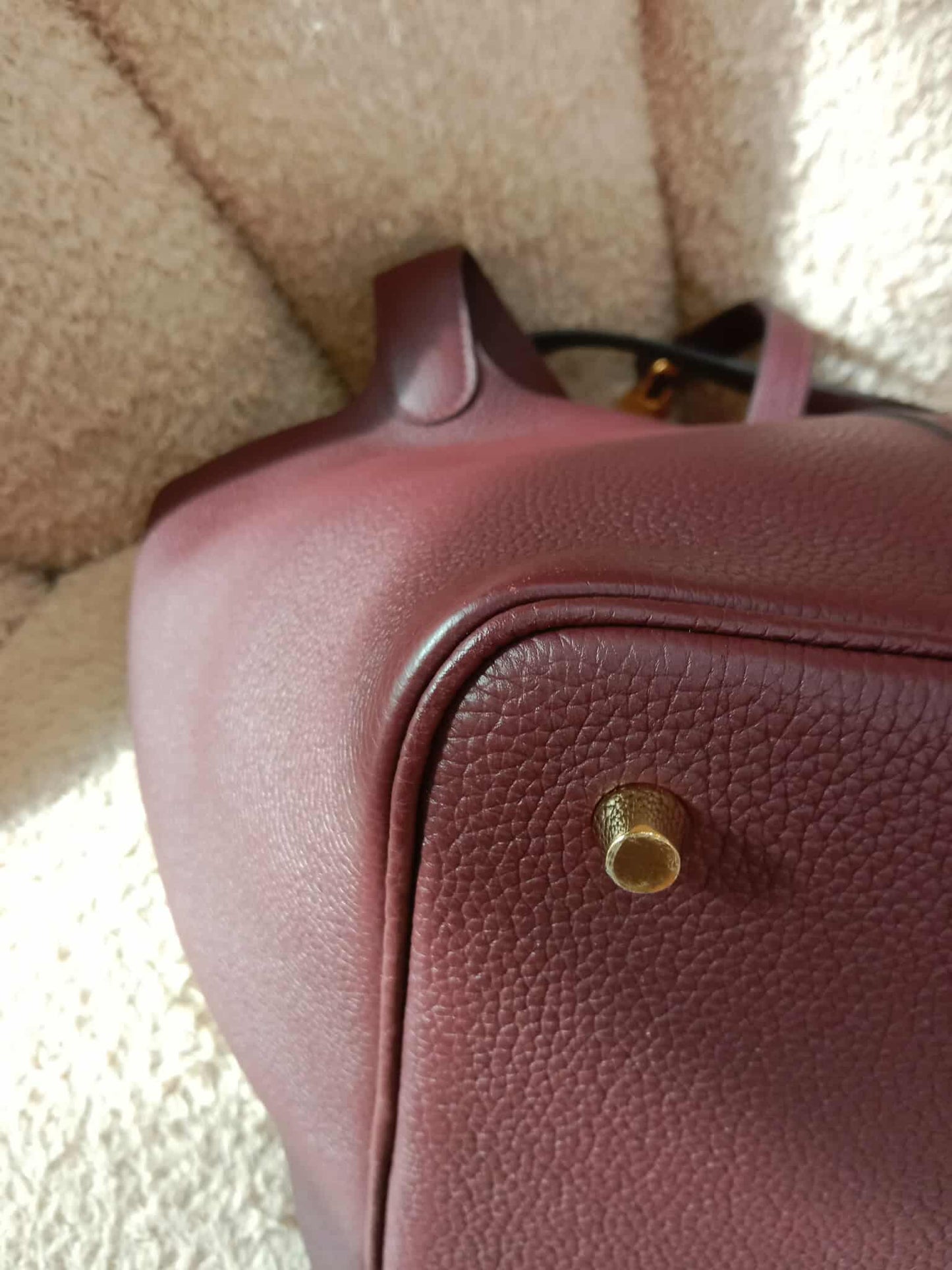 Hermes Picotin 22 Maurice Bordeaux Stamp Y 2020