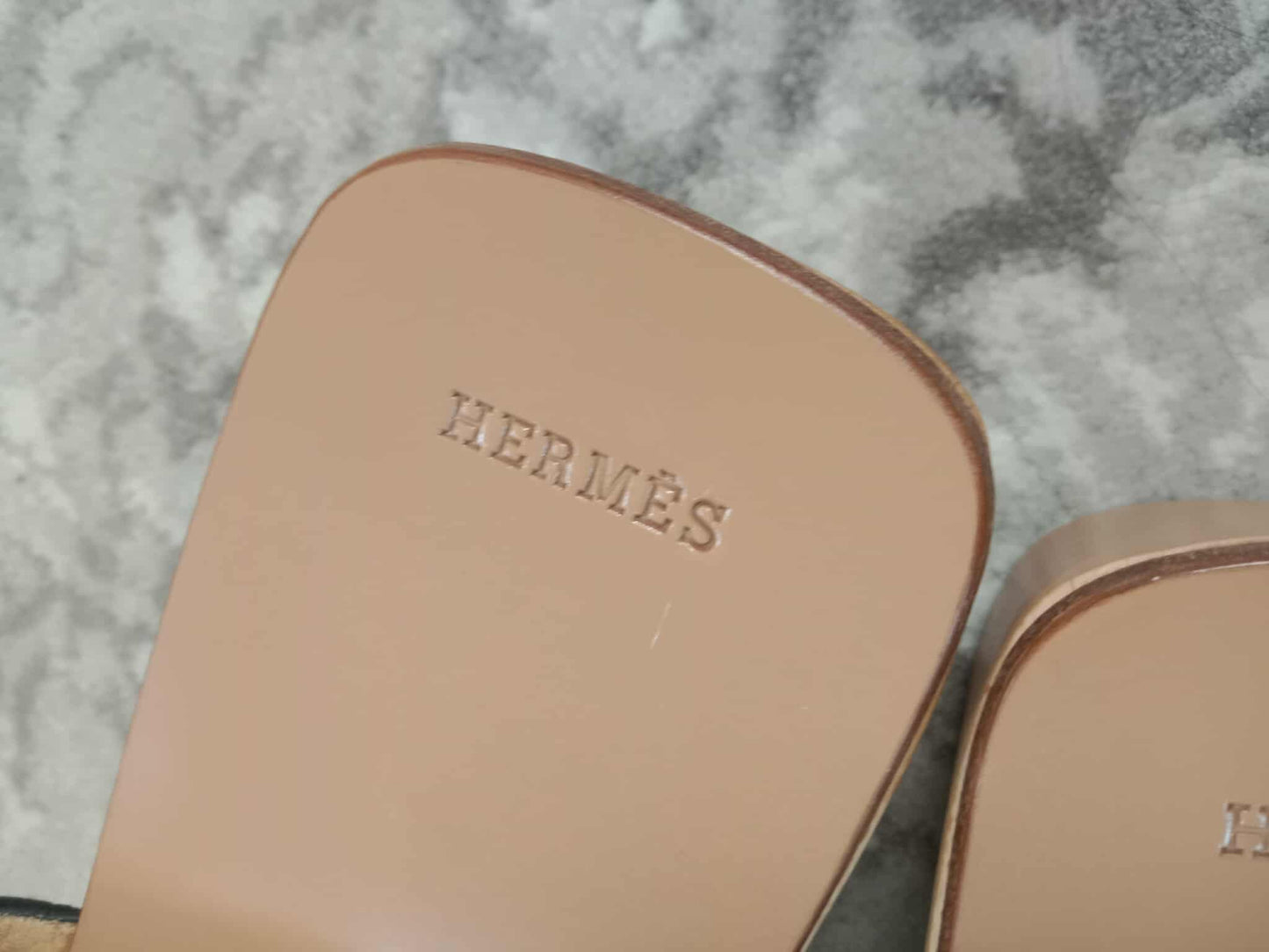 Hermes H Logo Sandals Size 38