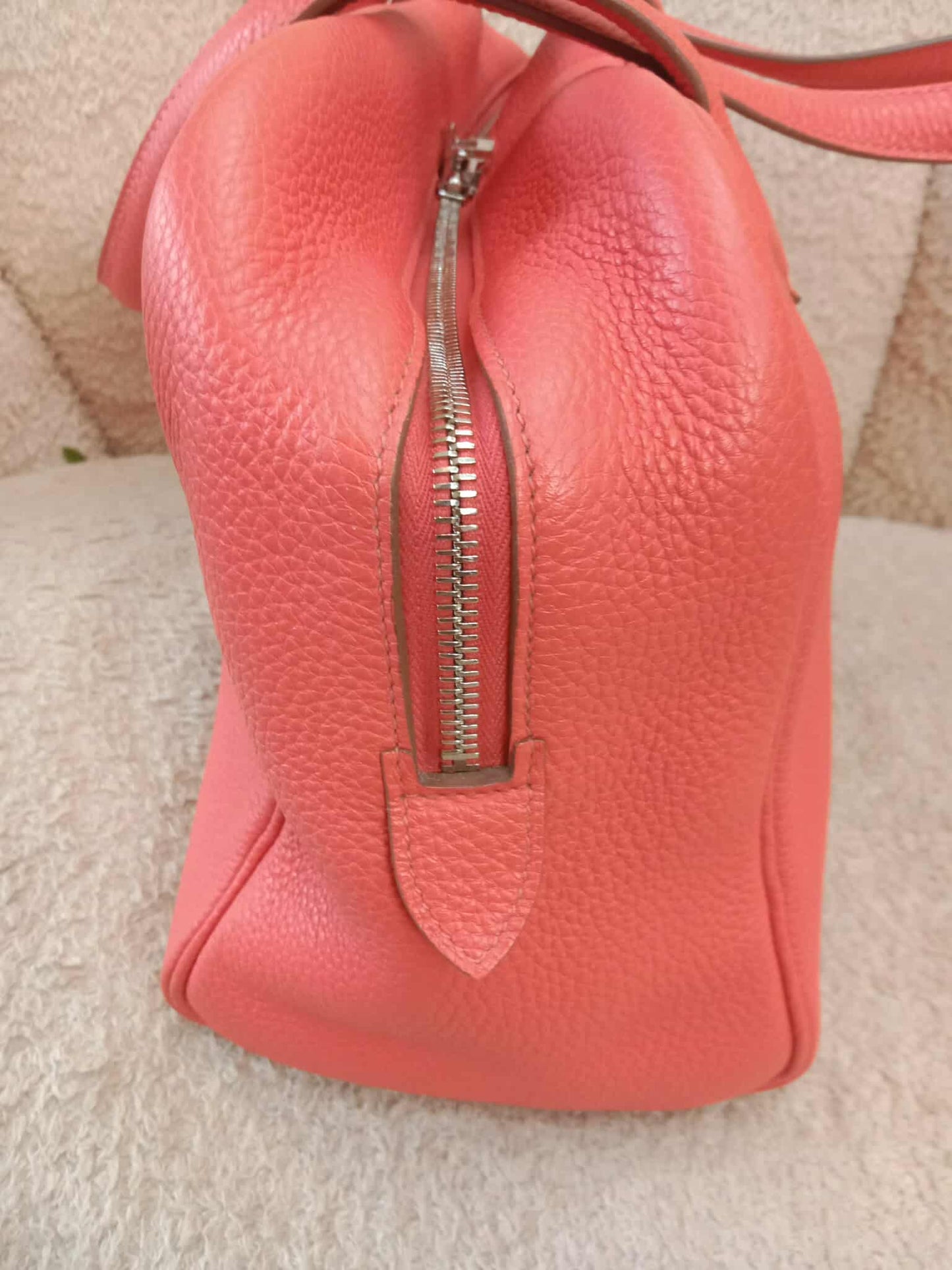 Hermes Victoria II 35 Rose Azalee Clemence Stamp P Square 2012