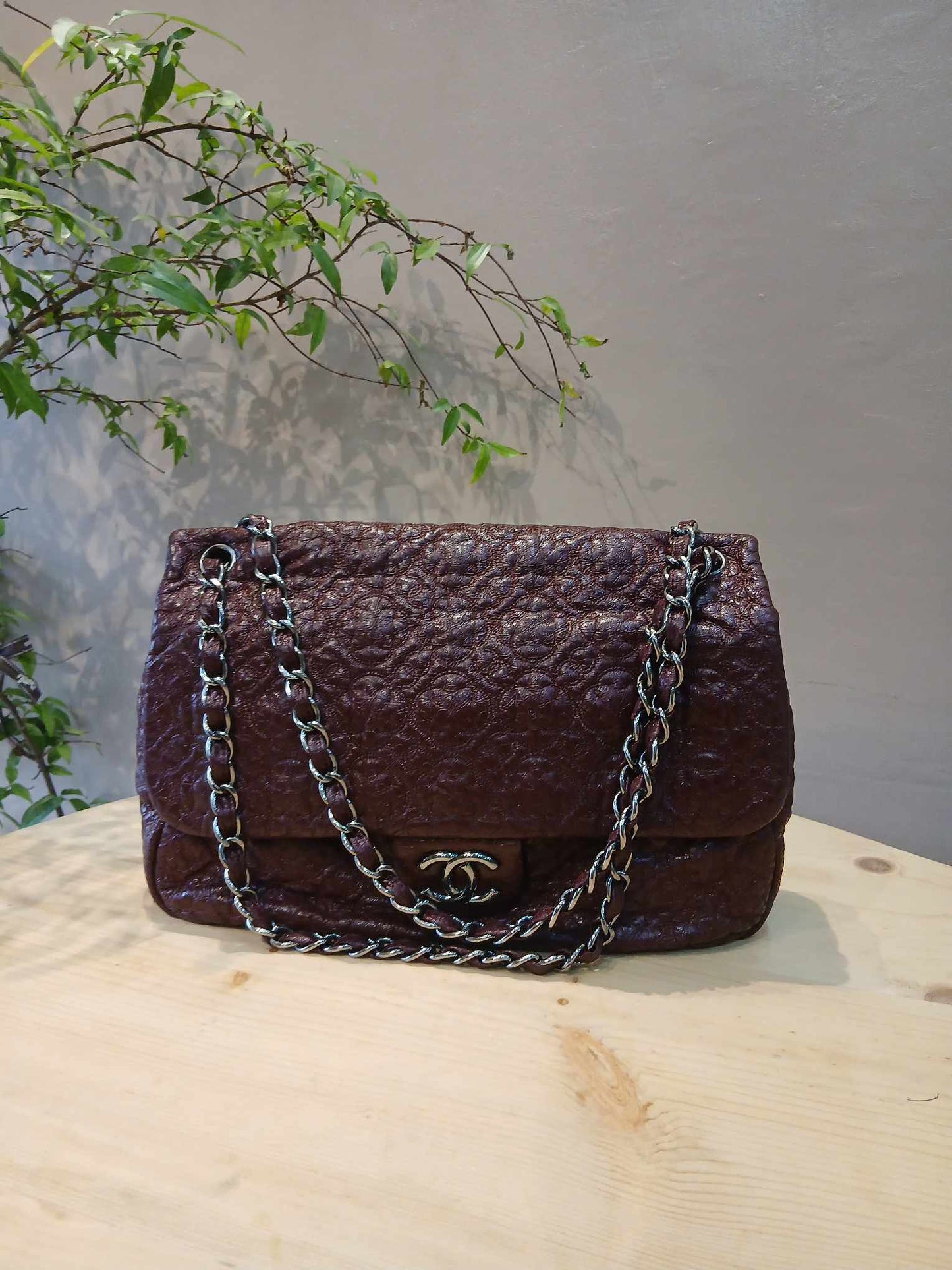 Chanel Rock in Moscow Classic Flap Burgundy Series 12
