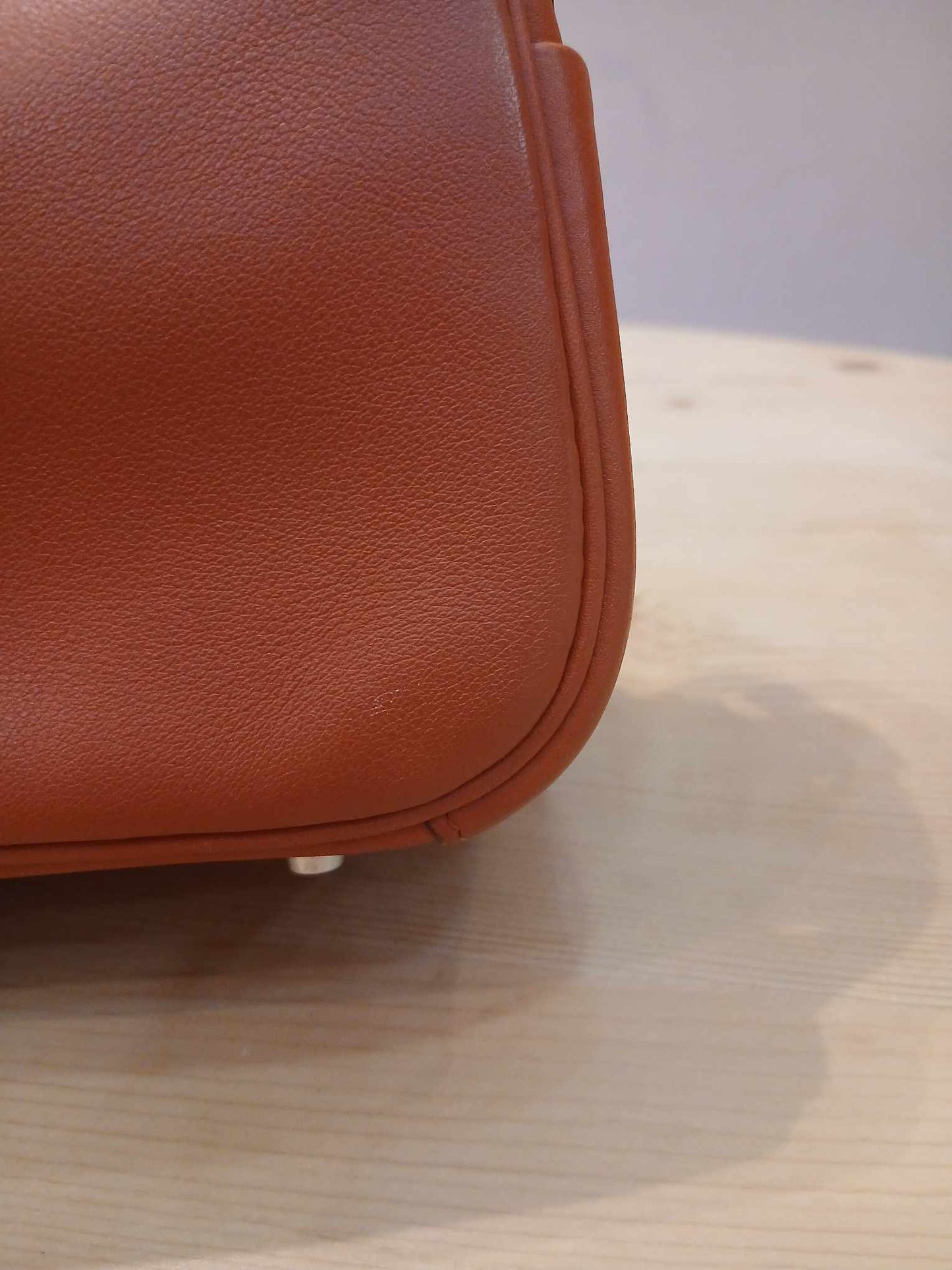 Hermes Mini Lindy Bi-Color Orange Stamp Z 2021