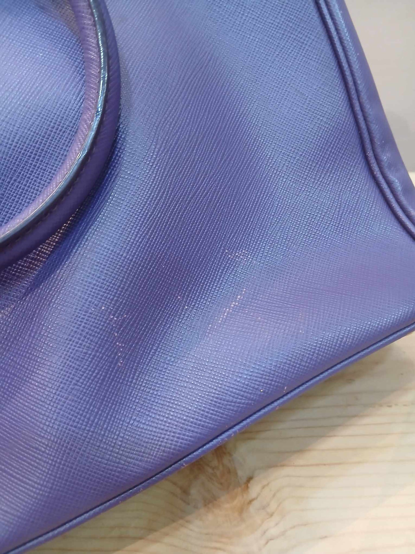 Prada Galleria Saffiano Purple Bag