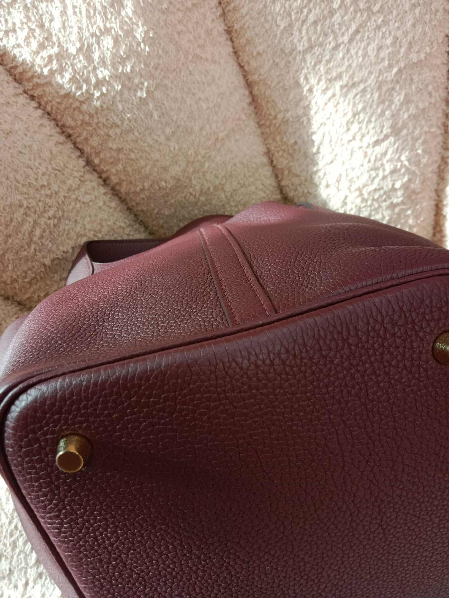 Hermes Picotin 22 Maurice Bordeaux Stamp Y 2020