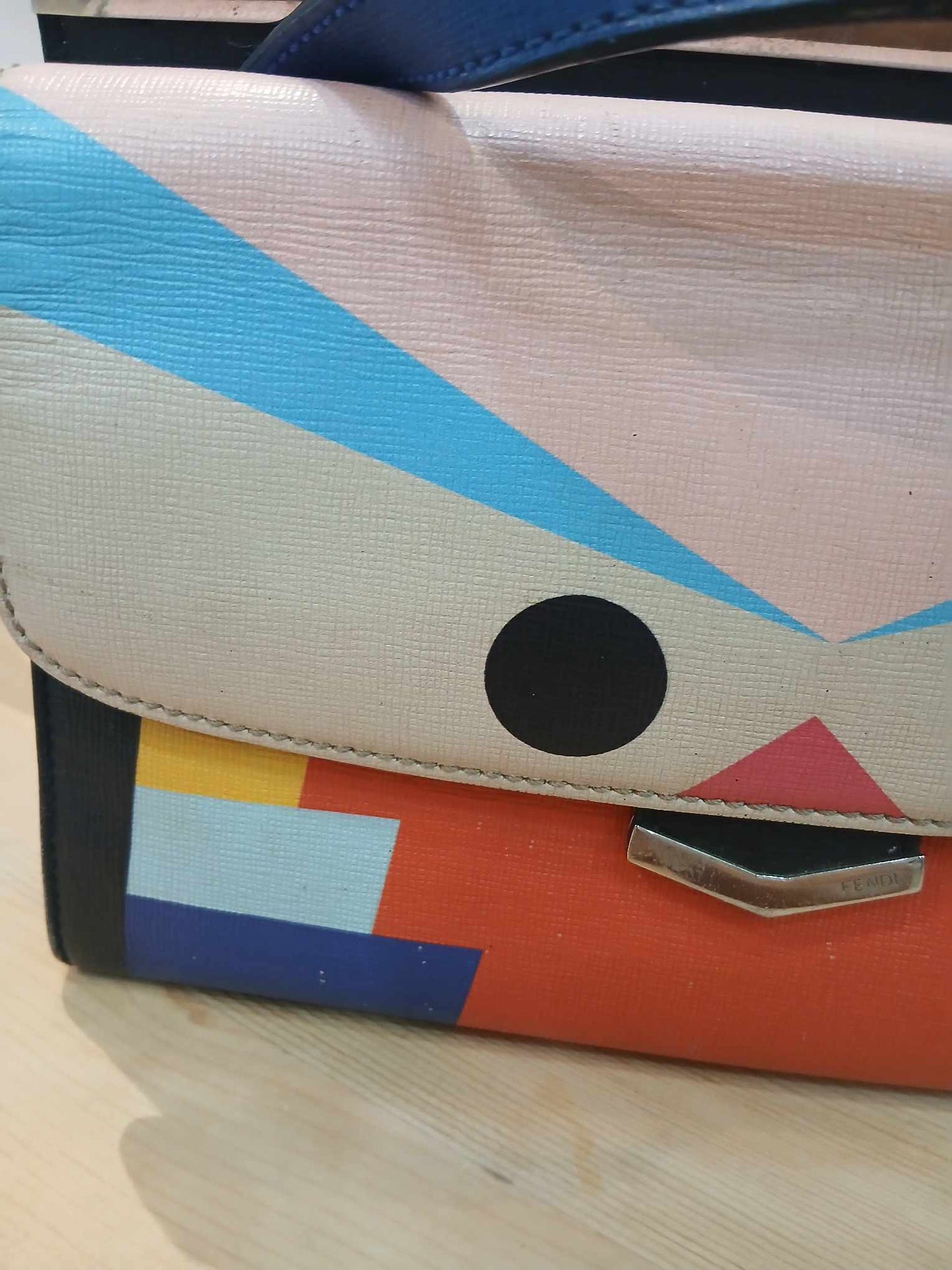Fendi Demi Jour Bird Leather Bag