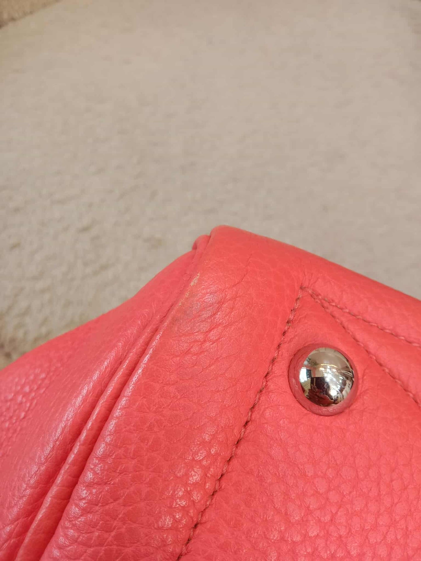 Hermes Victoria II 35 Rose Azalee Clemence Stamp P Square 2012