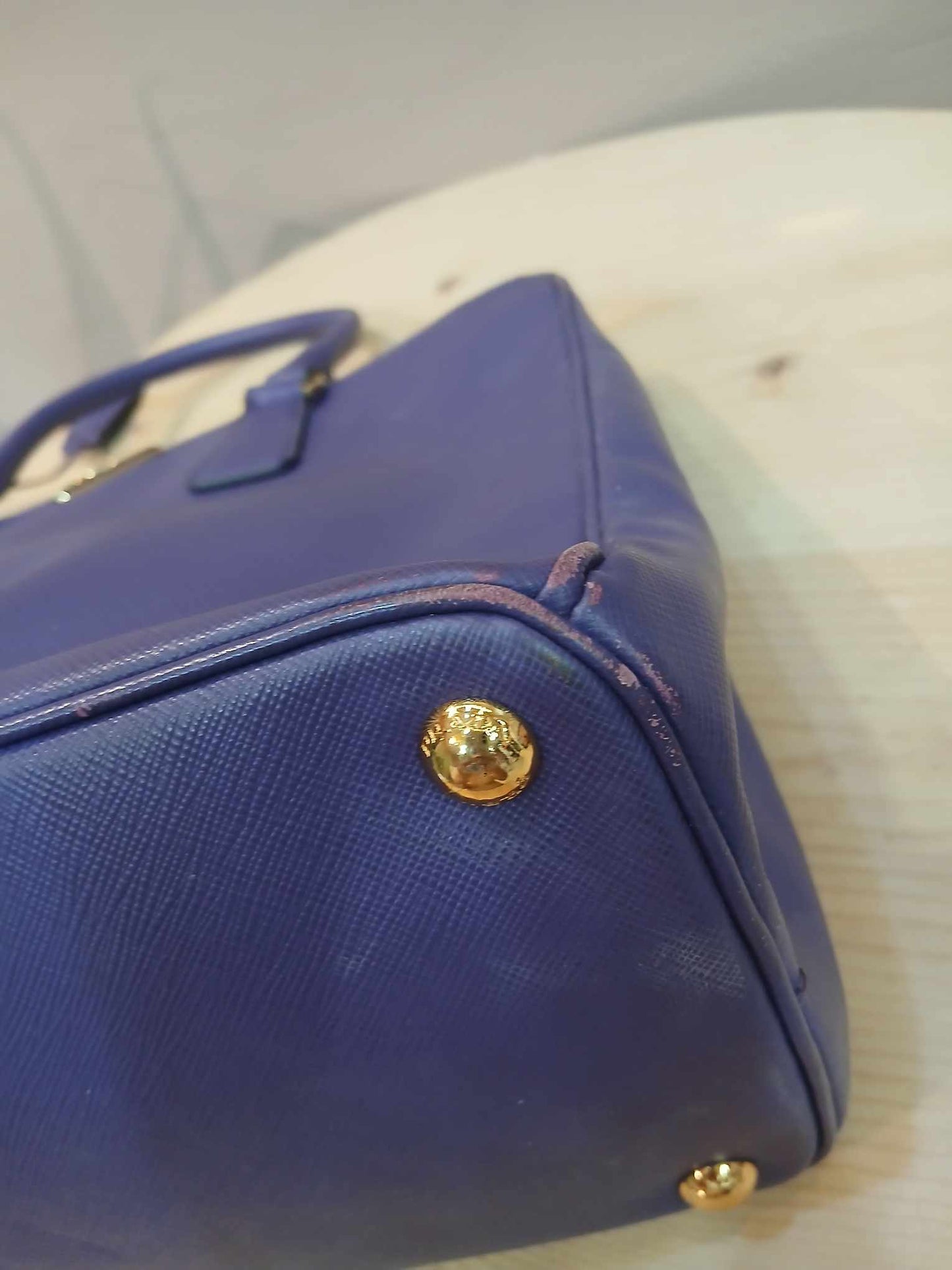 Prada Galleria Saffiano Purple Bag