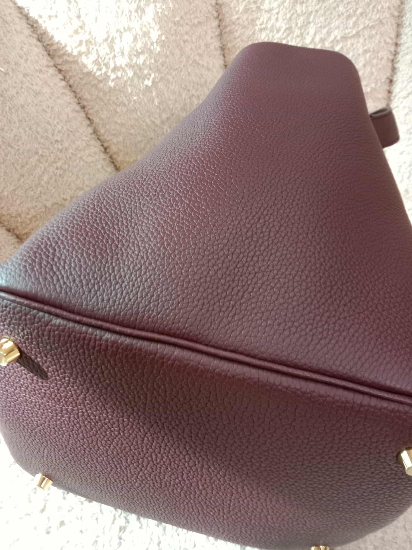 Hermes Picotin 22 Maurice Bordeaux Stamp Y 2020
