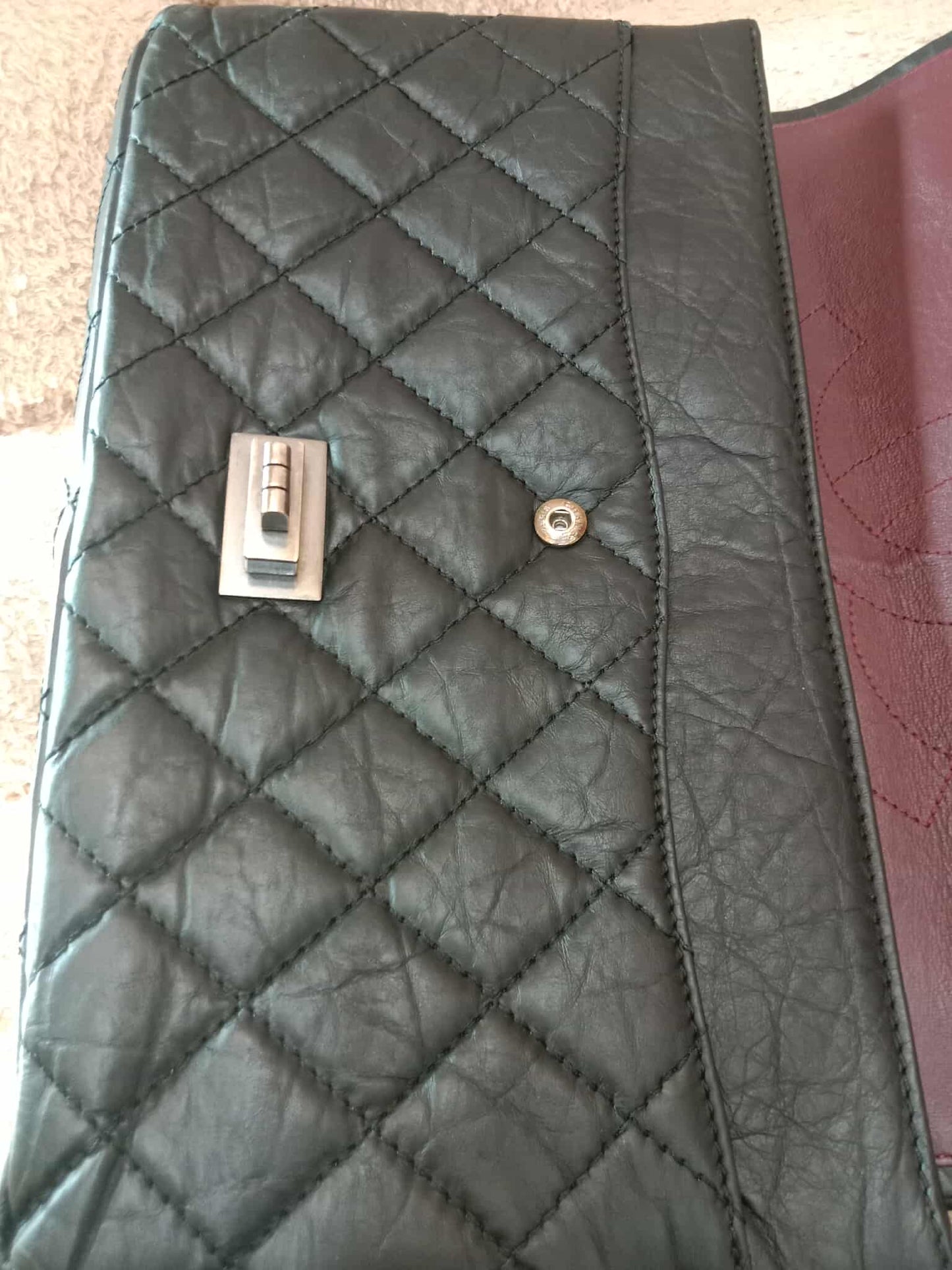 Chanel Reissue Mademoiselle Double Flap Black Calfskin Series 14