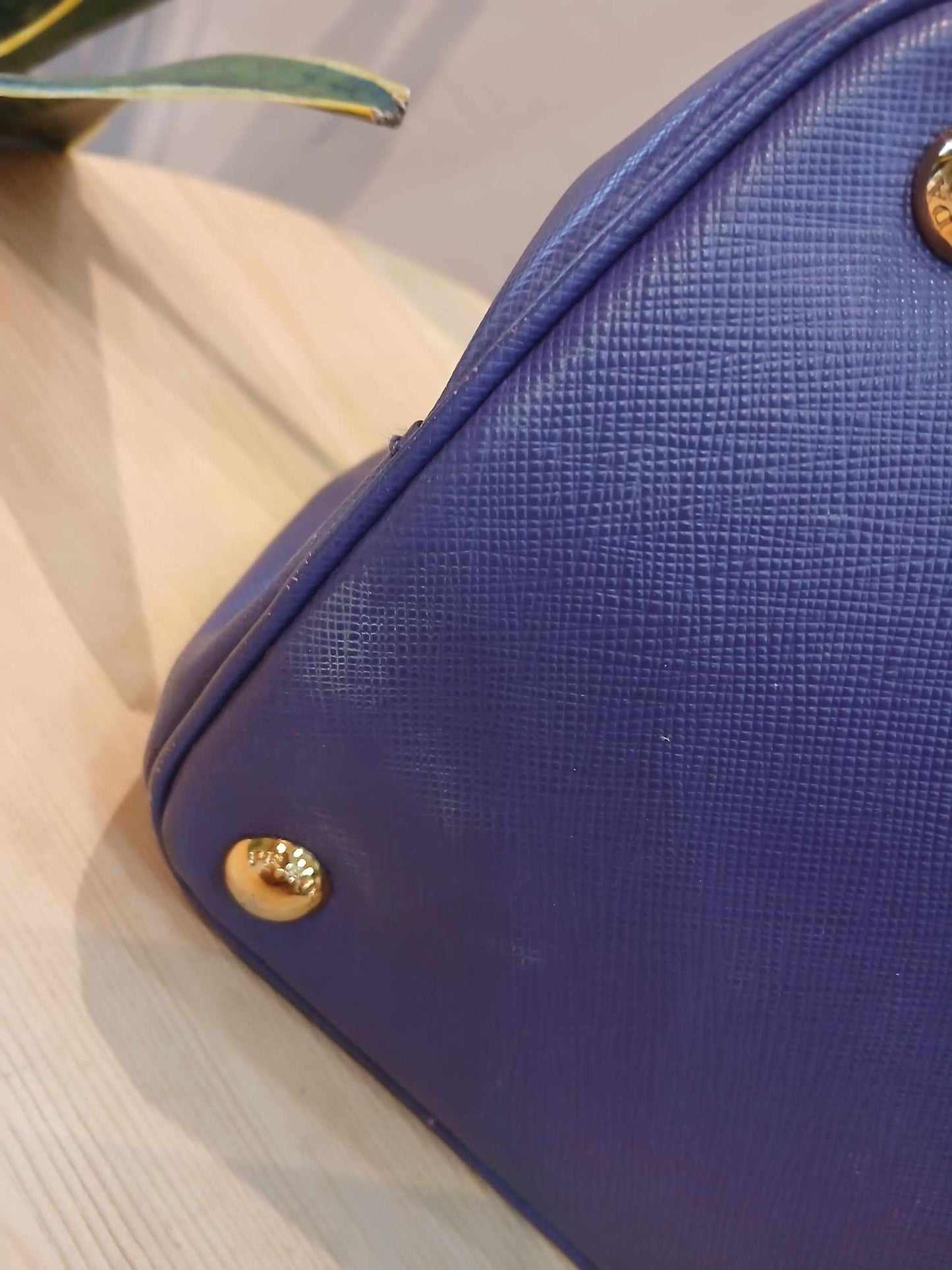 Prada Galleria Saffiano Purple Bag