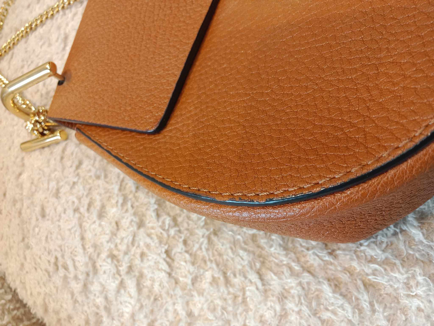 Chloe Drew Tan Bag Small