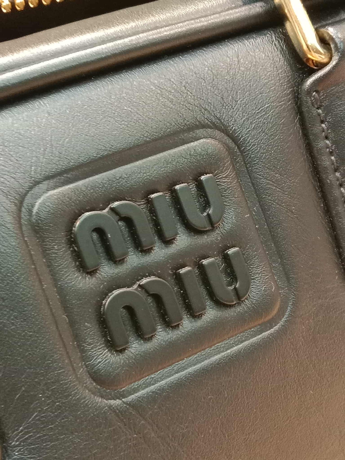 Miu Miu Arcadie Regular Black Bag