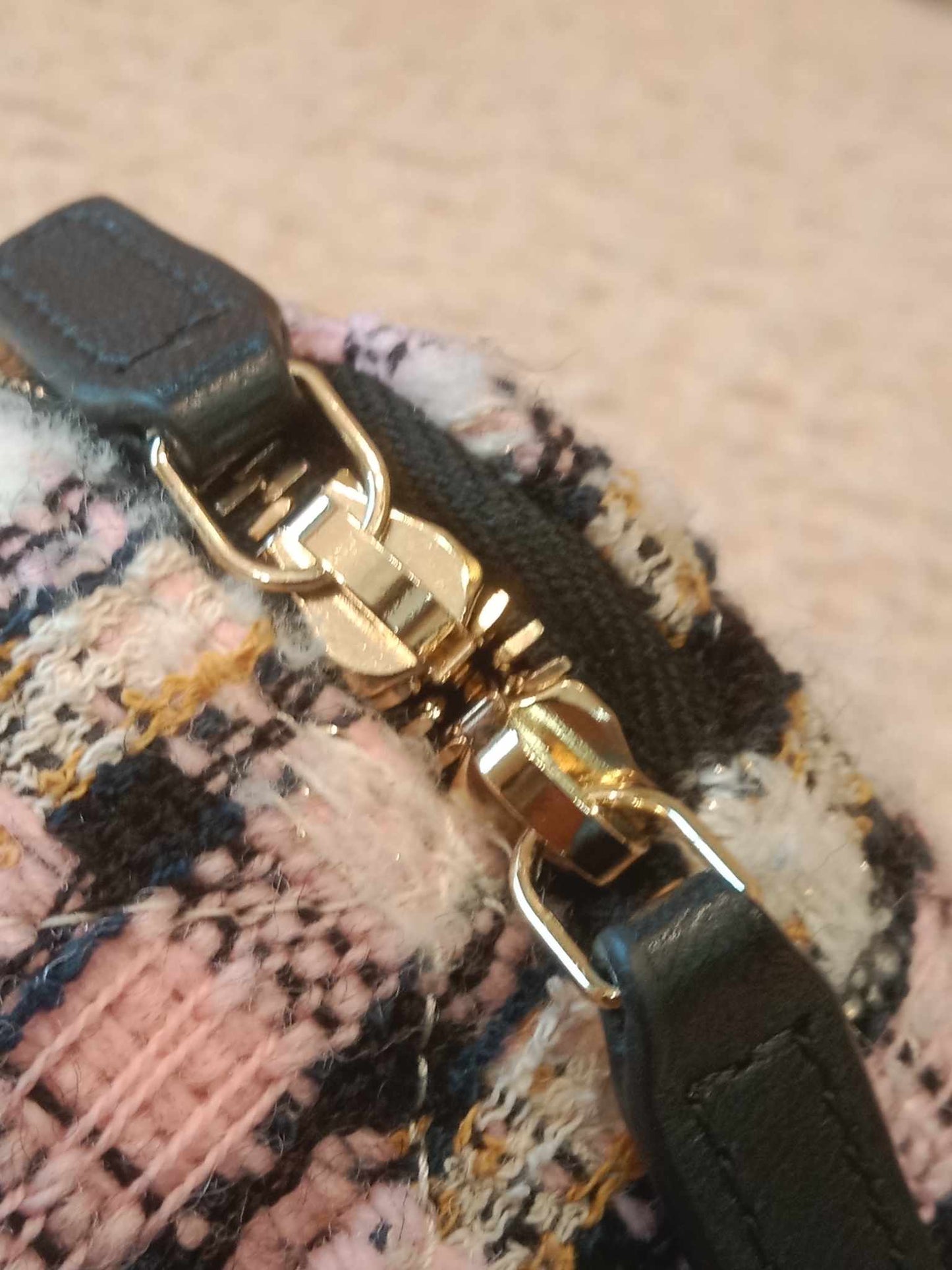 Chanel Tweed Pearlcrush Vanity Case Microchipped