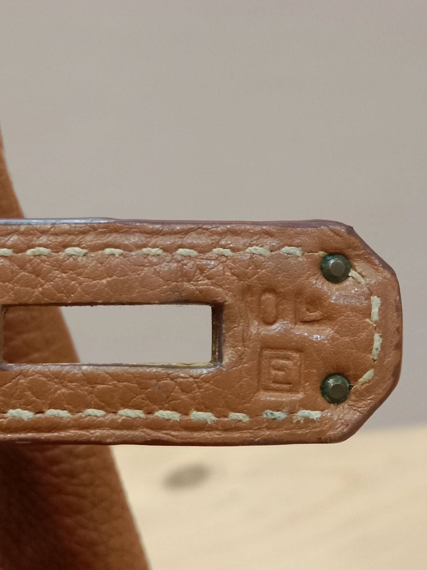 Hermes Birkin 30 Gold on Gold Clemence Stamp E Square 2001