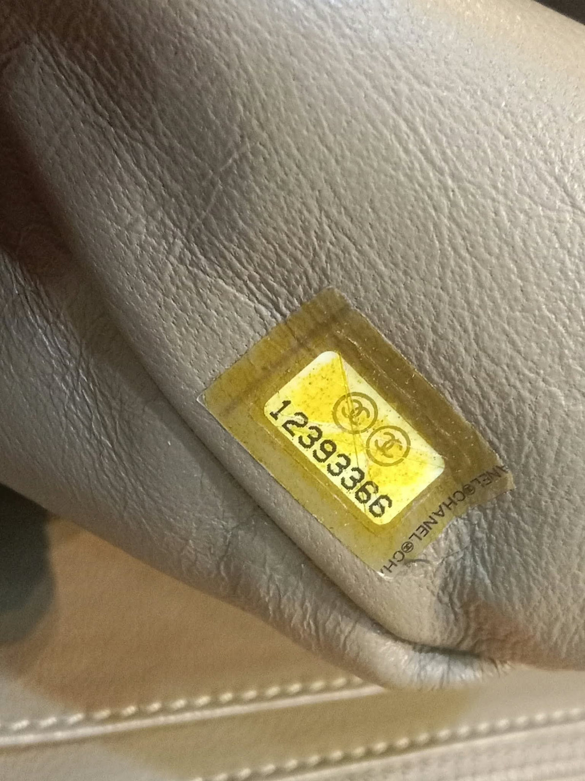 Chanel Quilted Classic Crumpled Patent Jumbo Single Flap Caramel Series 12