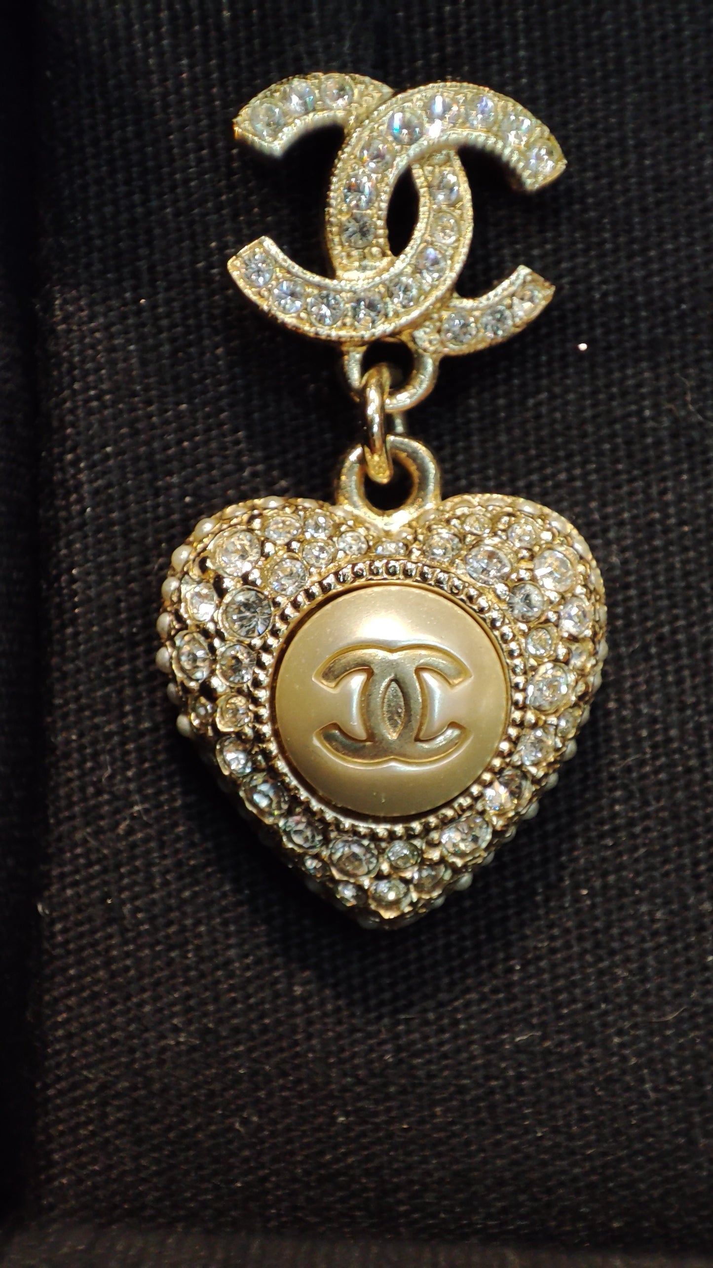 Chanel Gold Costume Earrings