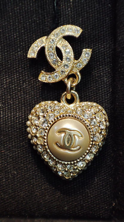 Chanel Gold Costume Earrings