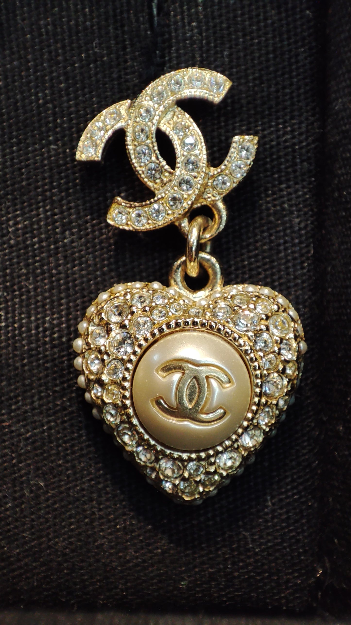 Chanel Gold Costume Earrings