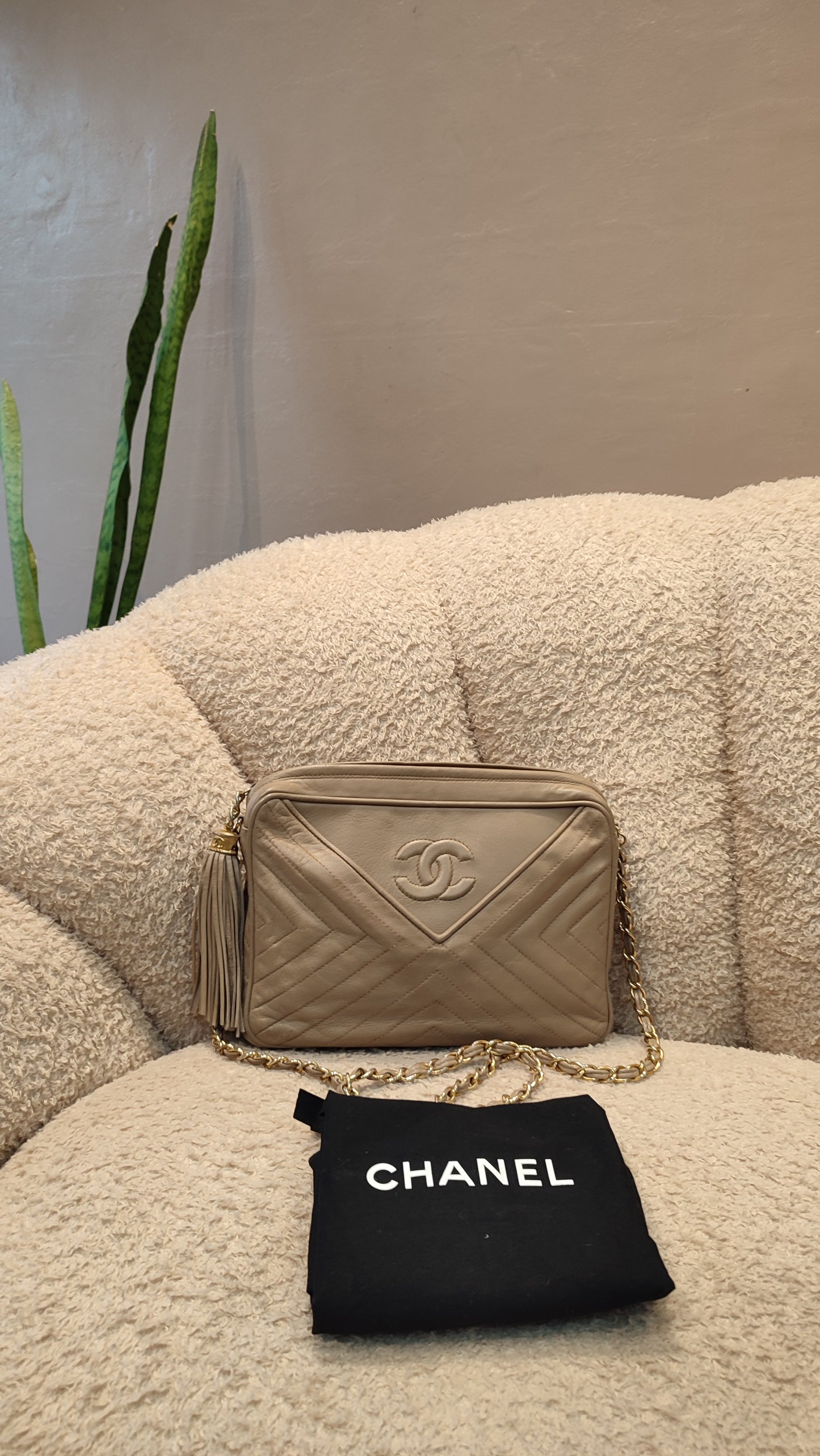 Chanel Vintage Fringed Coco Mark Bag Series 0