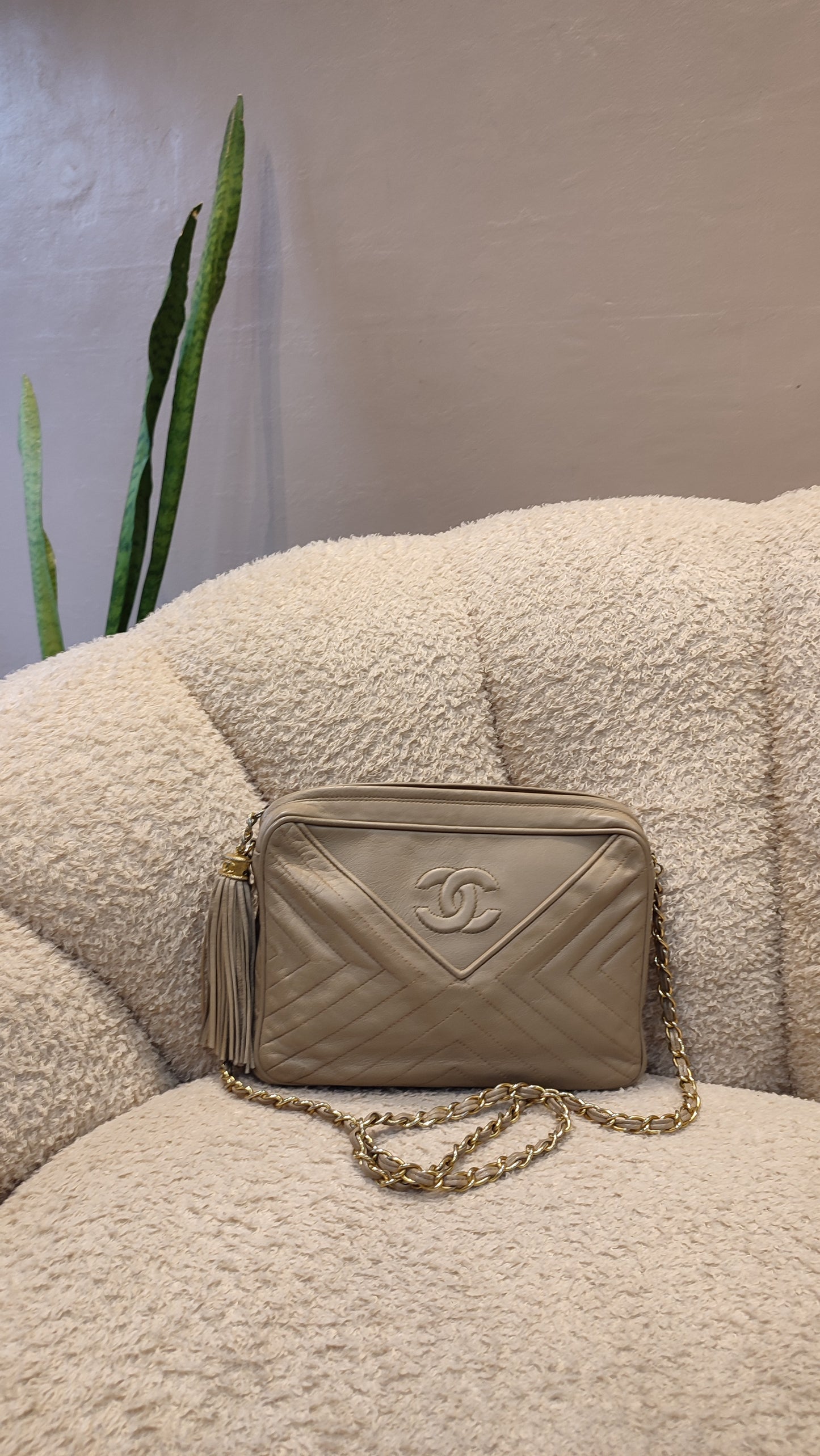 Chanel Vintage Fringed Coco Mark Bag Series 0