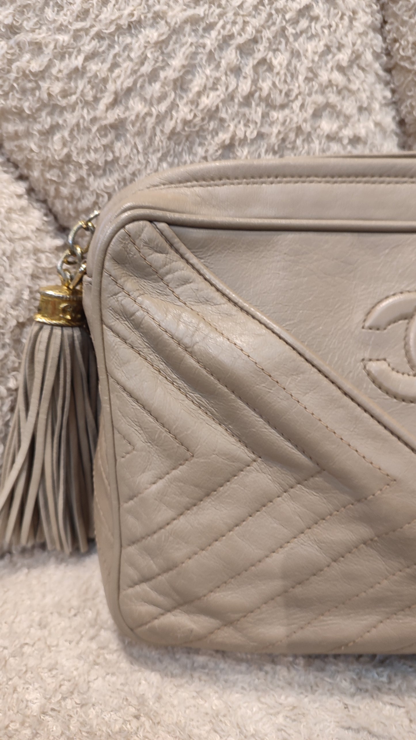 Chanel Vintage Fringed Coco Mark Bag Series 0