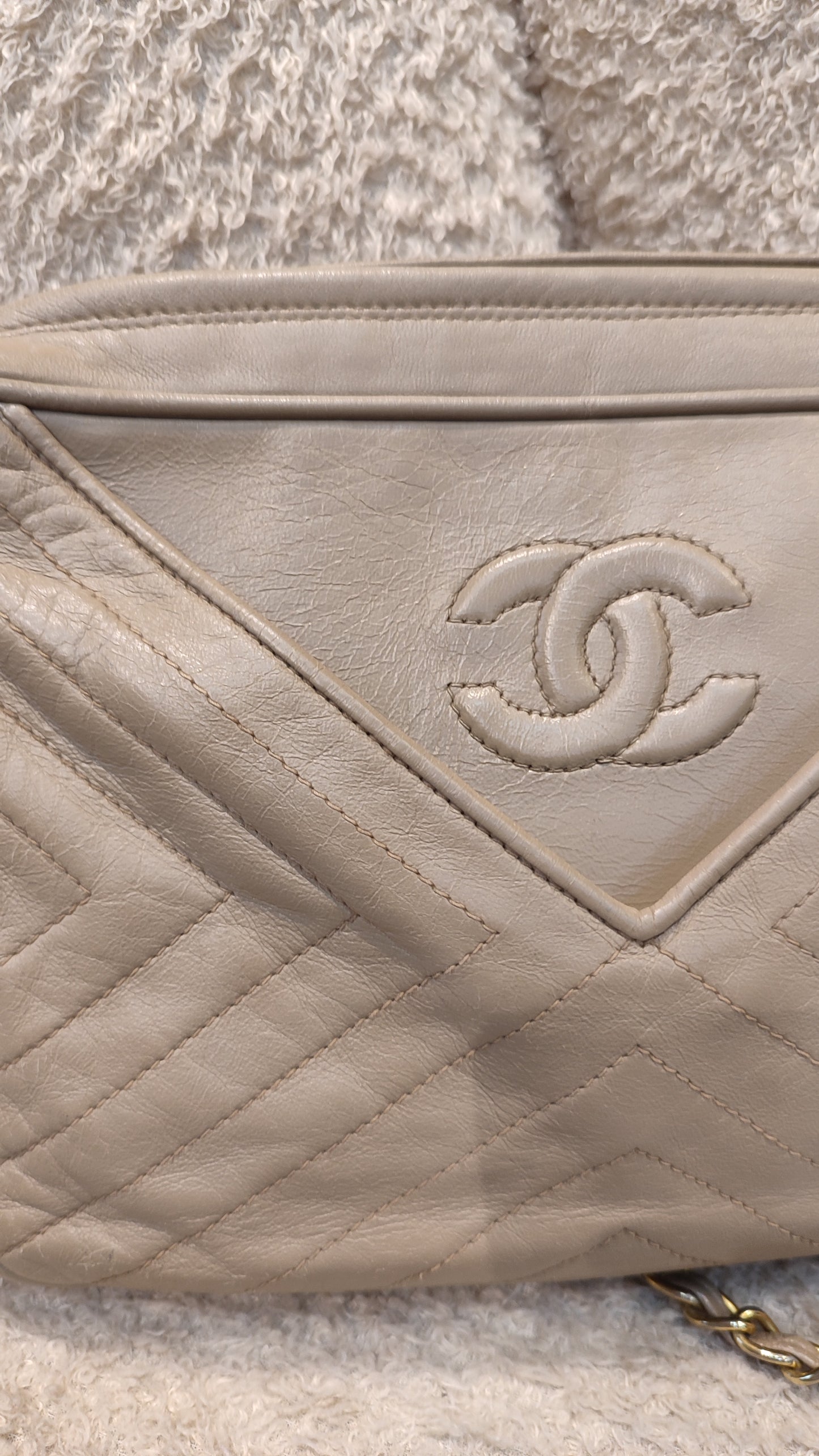 Chanel Vintage Fringed Coco Mark Bag Series 0