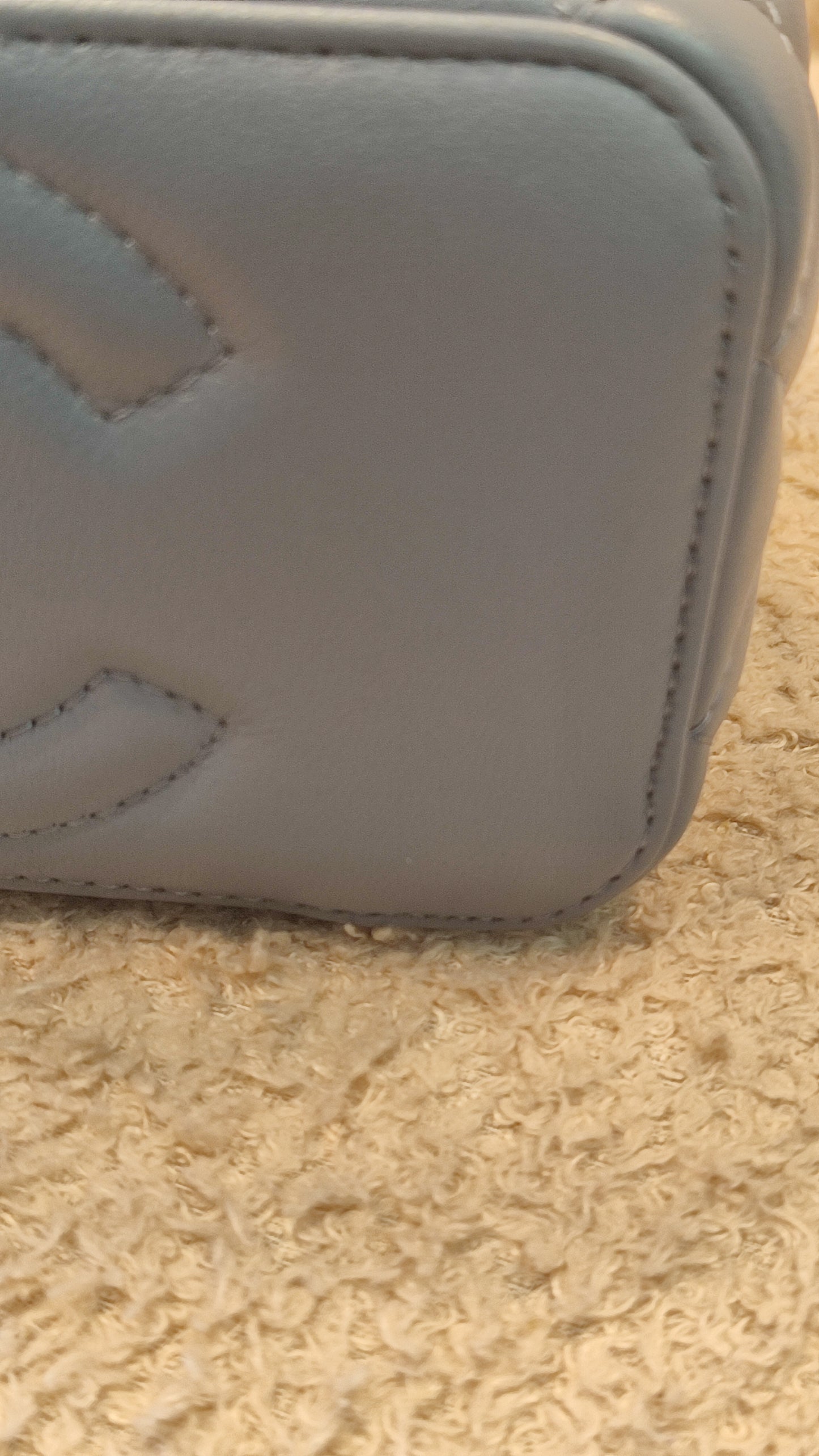 Chanel Pearlcrush Vanity Lambskin Denim Blue Microchipped