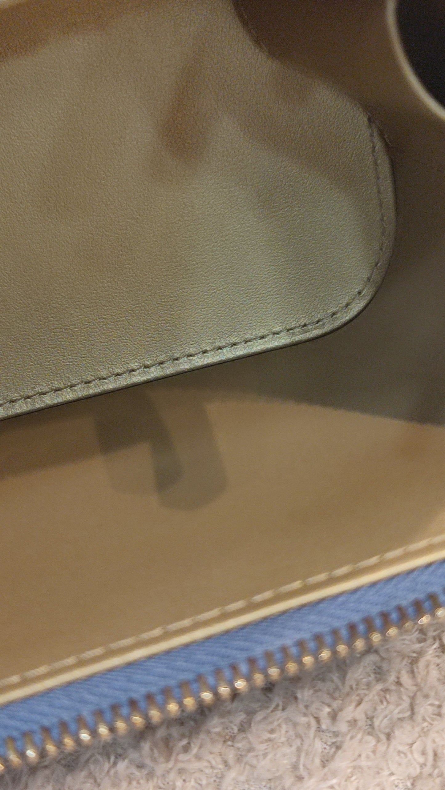 Chanel Pearlcrush Vanity Lambskin Denim Blue Microchipped