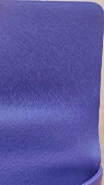 Chanel Chevron Cocohandle Medium Purple Series 28