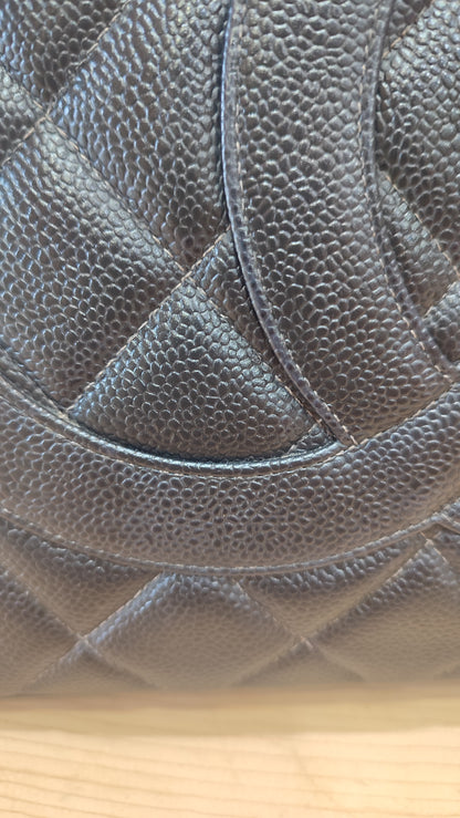 Chanel Medallion Black Caviar Series 7