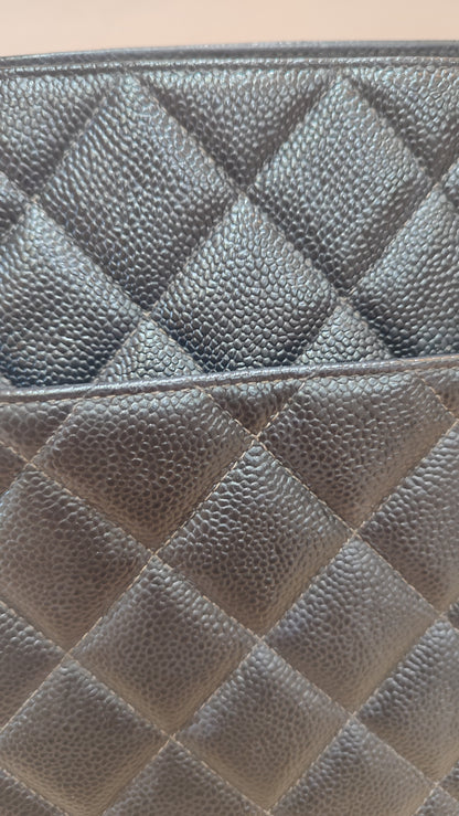Chanel Medallion Black Caviar Series 7