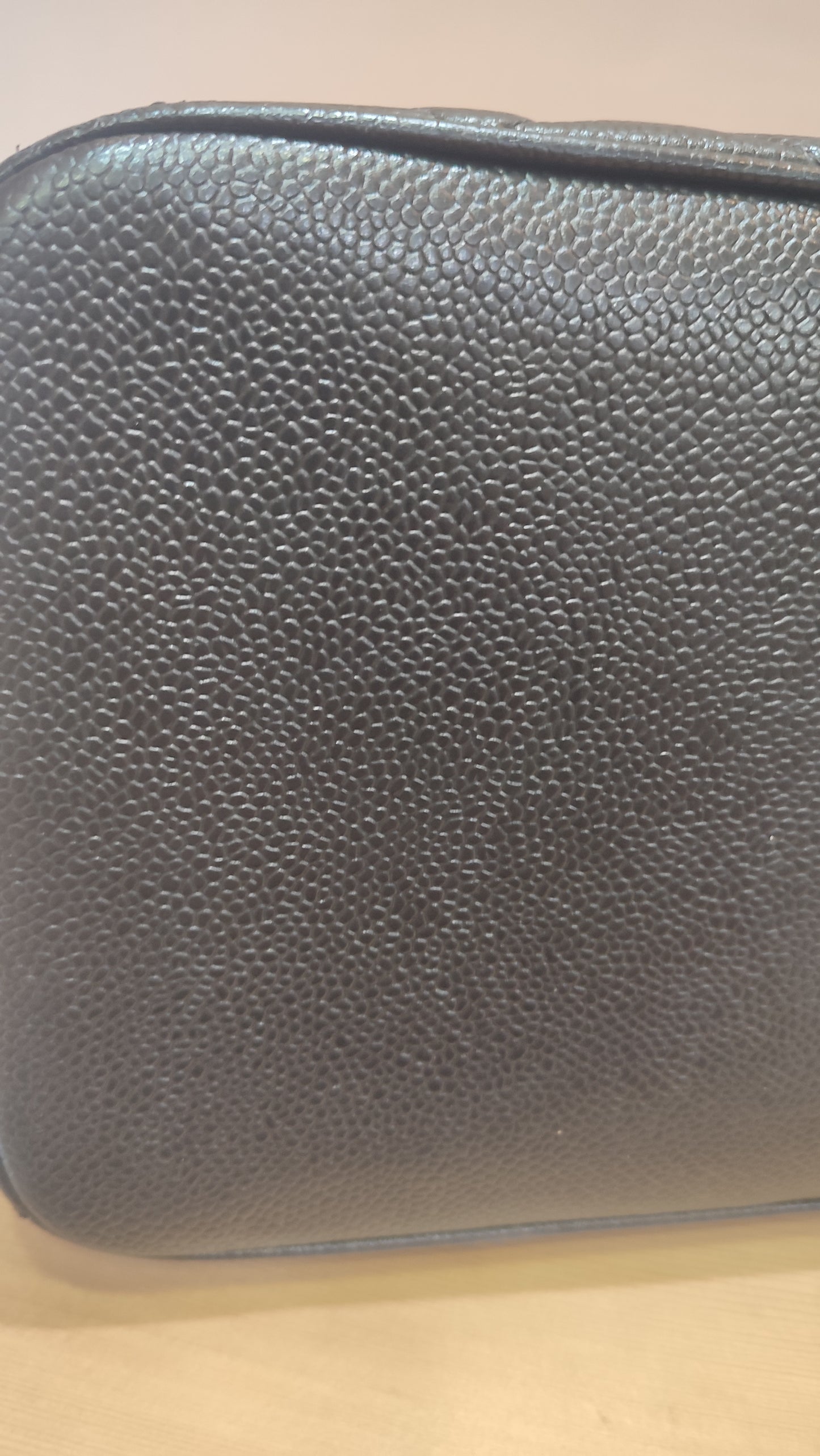 Chanel Medallion Black Caviar Series 7