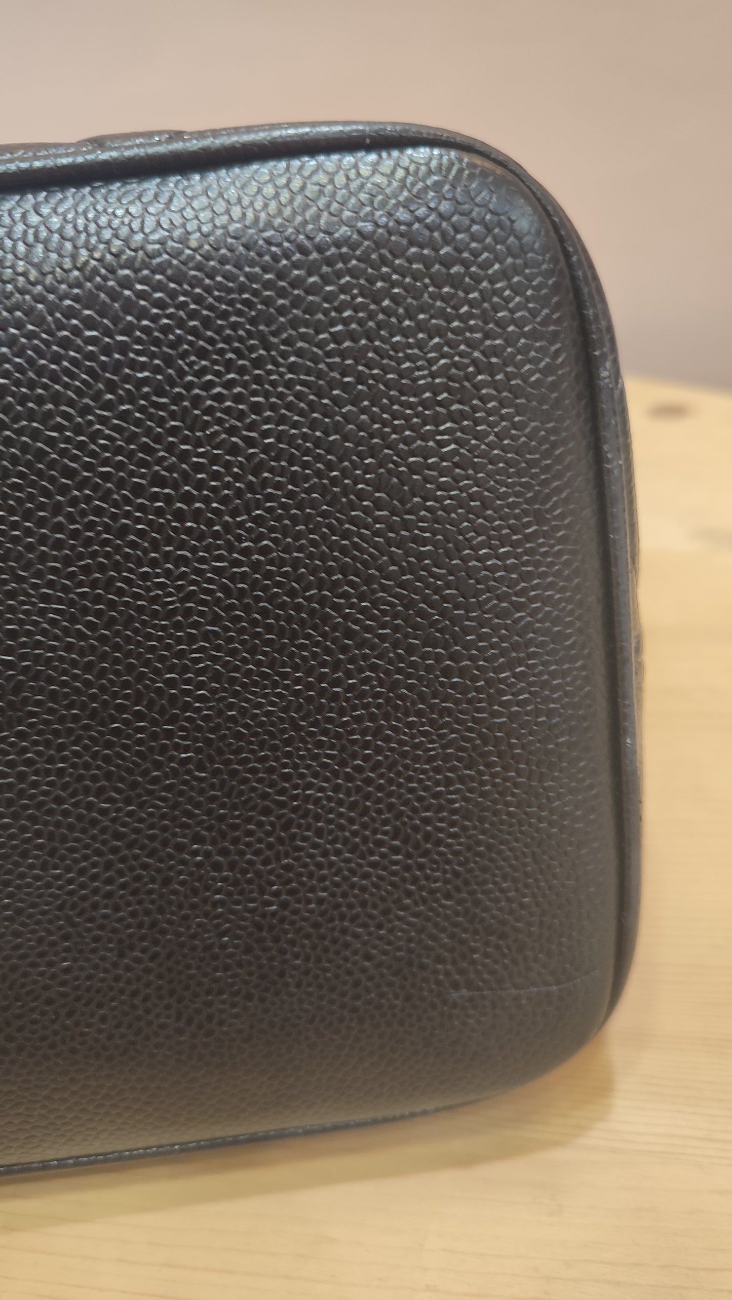 Chanel Medallion Black Caviar Series 7