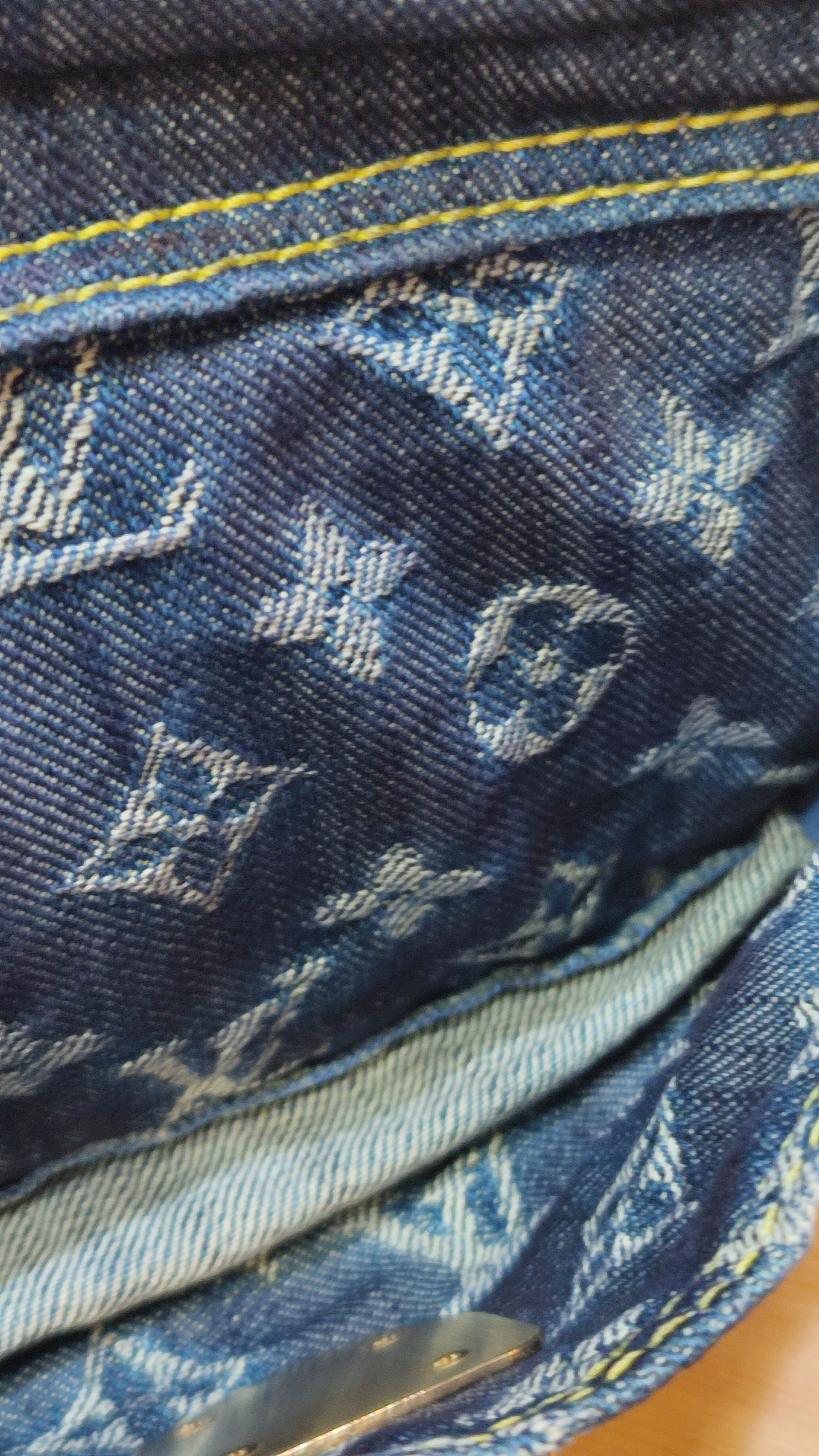 Louis Vuitton 2007 Monogram Denim Beltbag