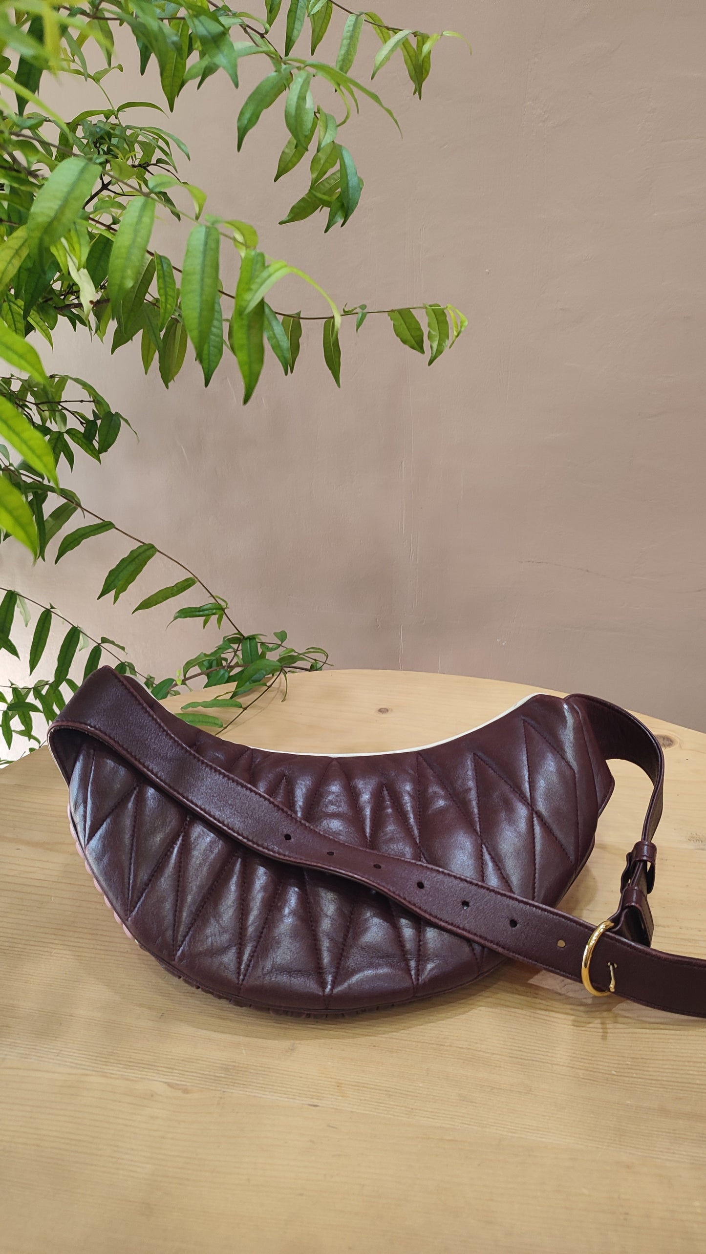 Miu Miu Matelasse Biker Waist Bag Tricolor