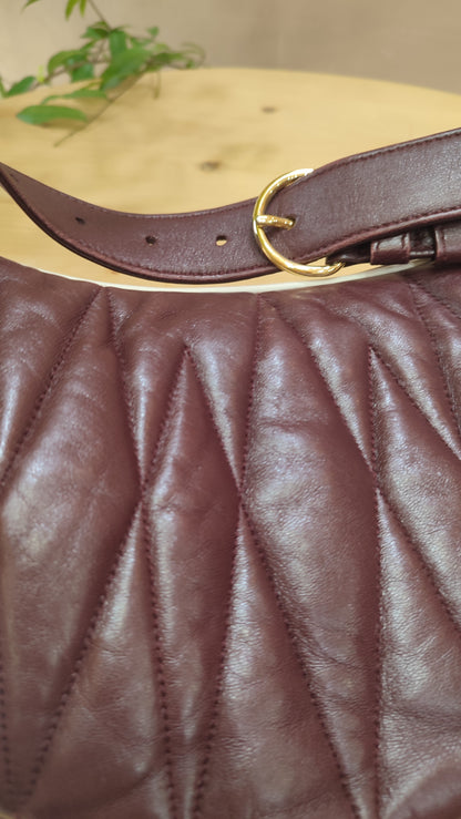 Miu Miu Matelasse Biker Waist Bag Tricolor