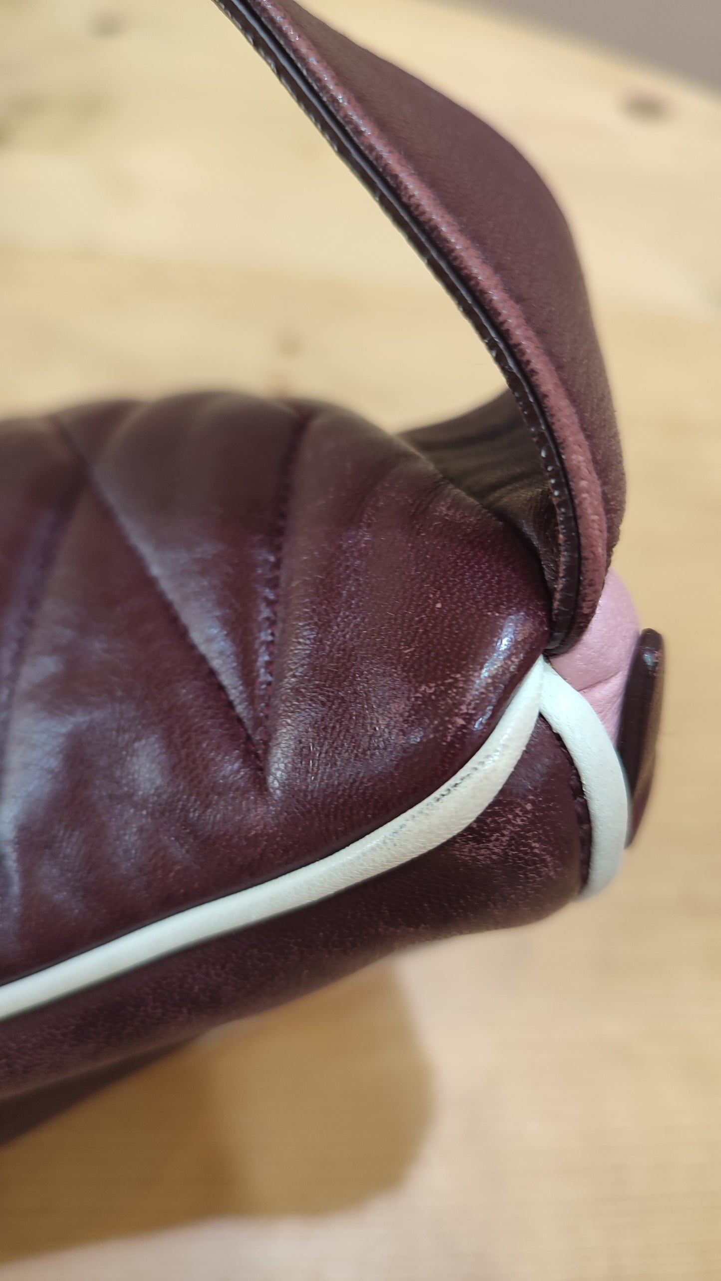 Miu Miu Matelasse Biker Waist Bag Tricolor