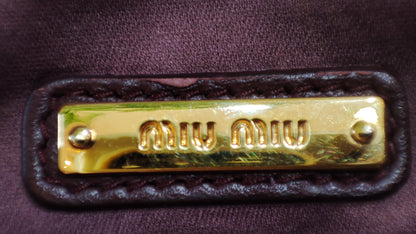 Miu Miu Matelasse Biker Waist Bag Tricolor