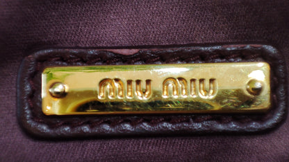 Miu Miu Matelasse Biker Waist Bag Tricolor