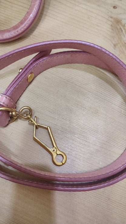 Miu Miu Pink Leather Bow Bag