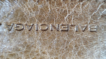 Balenciaga Motocross Brief Giant Chocolate Brown Bag